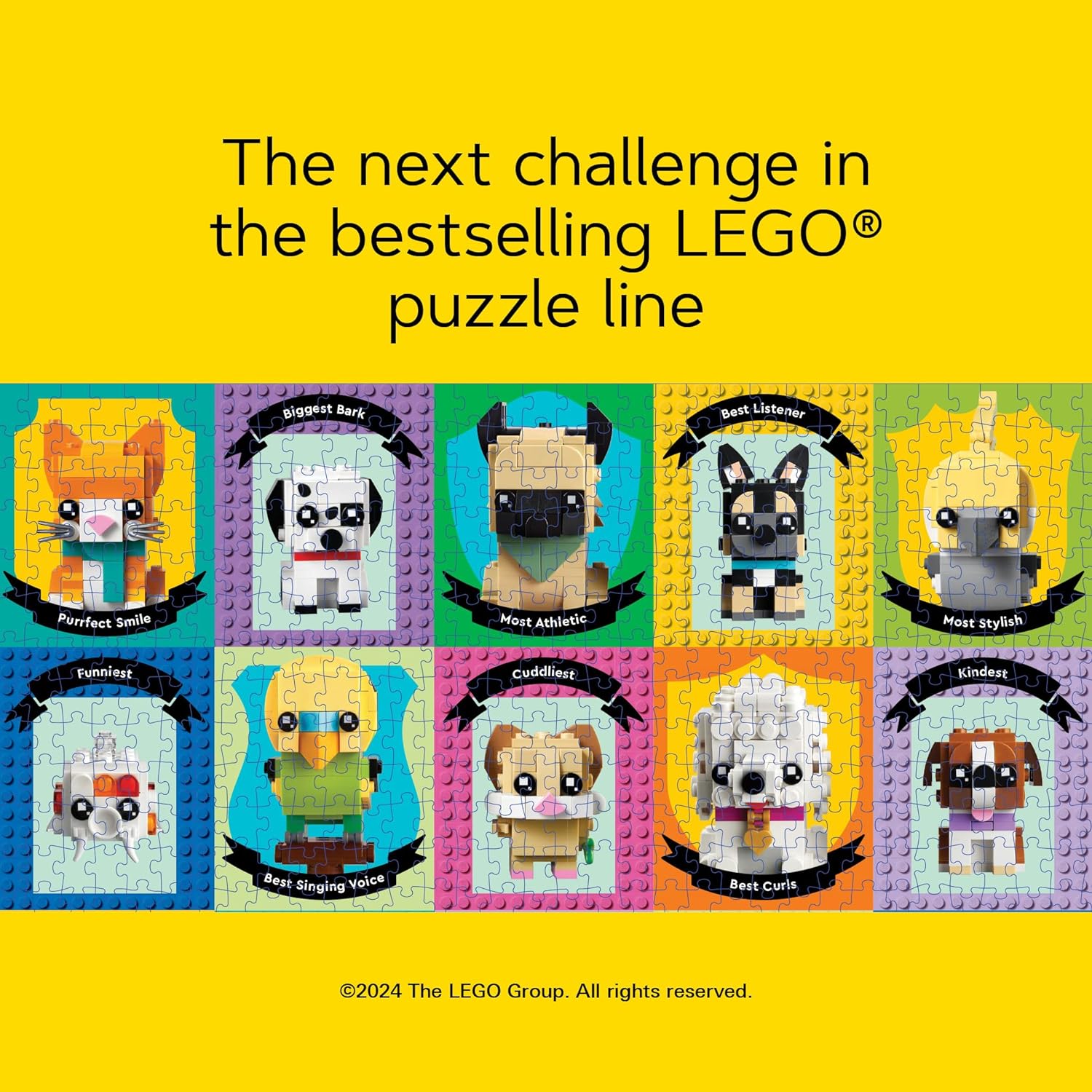 Lego Pet Pals puslespil - 1000 brikker
